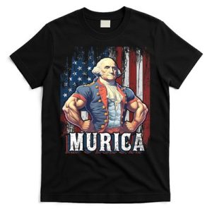 4th Of July Patriotic Funny George Washington July 4th T-Shirt