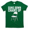 Alabama Guns Down Chairs Up Funny White Folding Chairs Fight T-Shirt