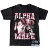 Alpha male shirt, Funny graphic tee, Wolf alpha male shirt, Pink graphic tee, Funny unisex t-shirt, Wolf graphic tee, Offensive shirt