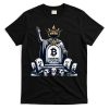 Bitcoin Crypto the new king Funny Vintage Banking System T-Shirt