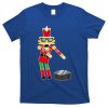 Christmas Ice Hockey Flossing Nutcracker Funny Gift T-Shirt