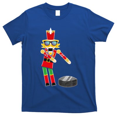 Christmas Ice Hockey Flossing Nutcracker Funny Gift T-Shirt Christmas Ice Hockey Flossing Nutcracker Funny Gift T-Shirt