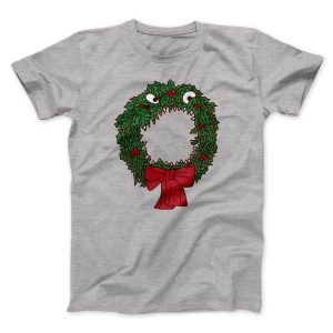 Christmas Nightmare Wreath Funny Movie MenUnisex T-Shirt