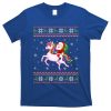 Christmas Santa Riding Unicorn Funny Ugly Xmas Sweater Gift T-Shirt