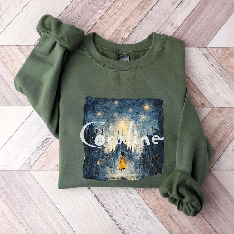 Coraline Doll Sweatshirt, Retro Coraline T-Shirt Hoodie, Spooky Movie Shirt, Funny Cartoonn Shirt 2024, Spooky Coraline Doll Coraline Movie Fan Shirt Coraline Doll Sweatshirt, Retro Coraline T-Shirt Hoodie, Spooky Movie Shirt, Funny Cartoonn Shirt 2024, Spooky Coraline Doll Coraline Movie Fan Shirt