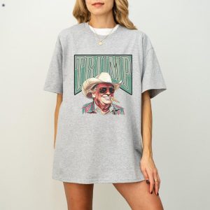 Cowboy Western Make America Great Donald Shirt – Trump 2024 Funny President Unisex Gift Tee Political Humor Appeal