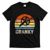 Cranky Vintage Sun Funny Bicycle Lovers Cycling Cranky T-Shirt