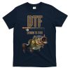DTF Down To Fishing Adult Humor Funny Fisherman T-Shirt