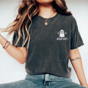 Dead Lift Ghost Shirt, Gym Halloween Shirt, Funny Gym Halloween Tee, Fitness Lover Halloween Sweatshirt, Ghost Halloween T-Shirt, Gym Lover Shirt