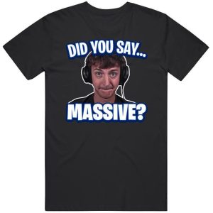 Did You Say Massive Ninja Low Taper Fade Meme Funny Joke Gift T Shirt