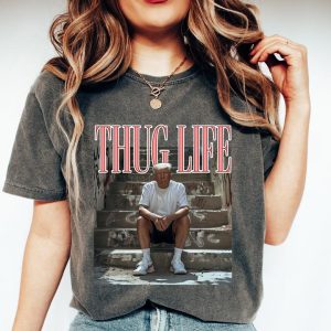 Donald Trump Thug Life Shirt, Viral Thug Life Trump T-Shirt, Sarcastic Donald Trump Tee, Funny Trump 2024 Shirt