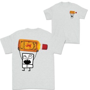 Doodlebob Fireball cinnamon Whiskey Tea Essential 2 Sided T-Shirt, Funny Drinking T-Shirt, Summer T-Shirt, Full Color T-Shirt, Unisex T-Shirt, For Men