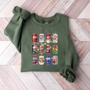 Dr Pepper Sweatshirt, Christmas Dr Pepper Shirt, Gift for Soda Lover, Dr Pepper bottles, Trendy Funny Sweatshirt for Christmas