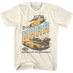 NHRA – Two Funny Cars – American Classics – Solid Off-White